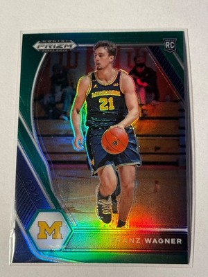 2021 Panini Prizm Draft Picks Franz Wagner Michigan State RC #9