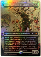 Beza, The Bounding Spring [Borderless Foil] #287 Prices | Magic