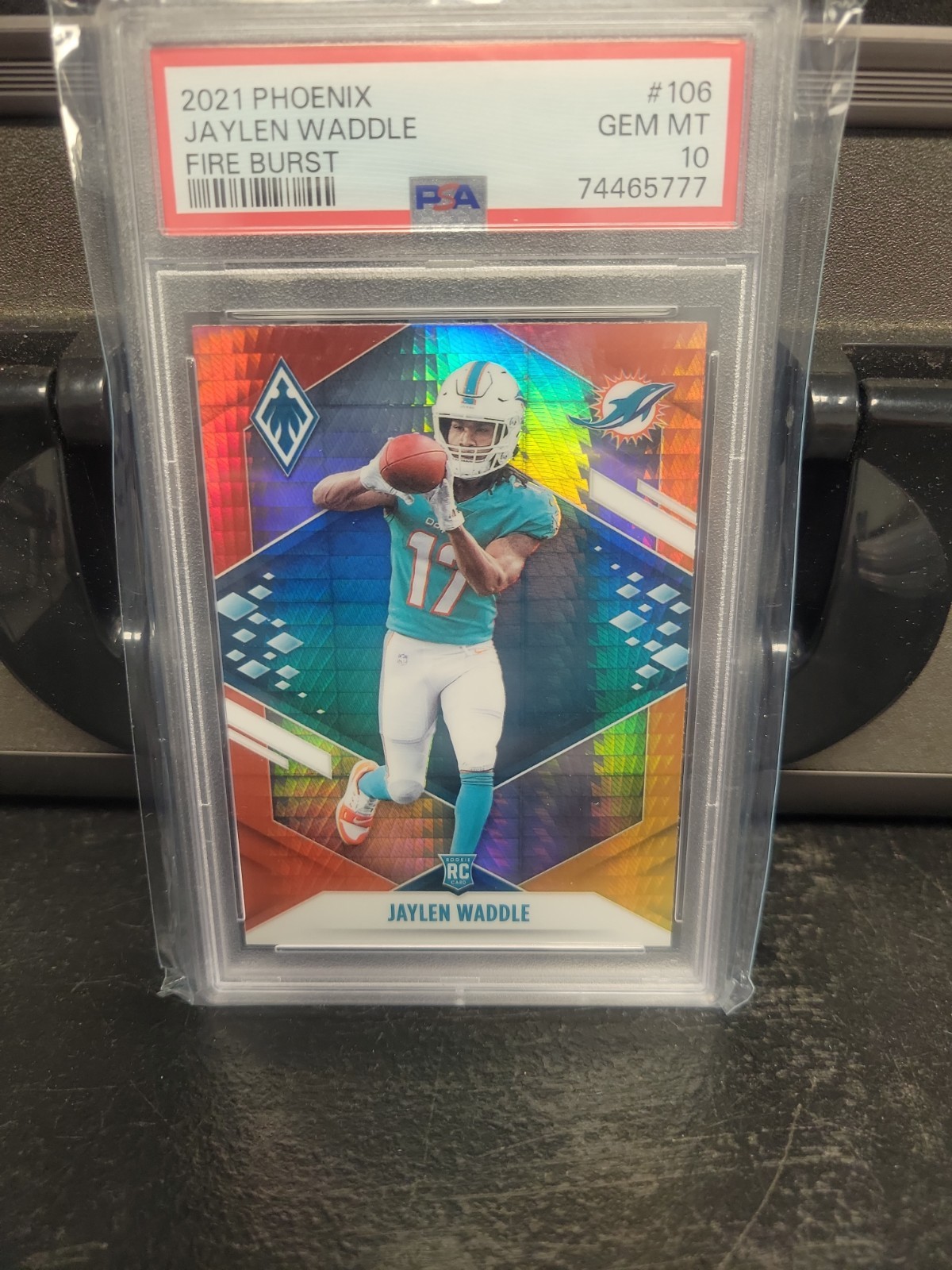 Jaylen Waddle Panini Phoenix #106 Fire Burst