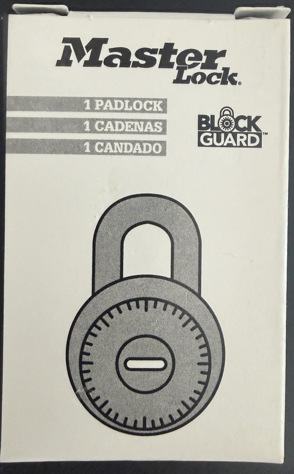 (10) Master Lock 1525 Combination Padlock BlockGuard Key Control V647 1-7/8" NEW