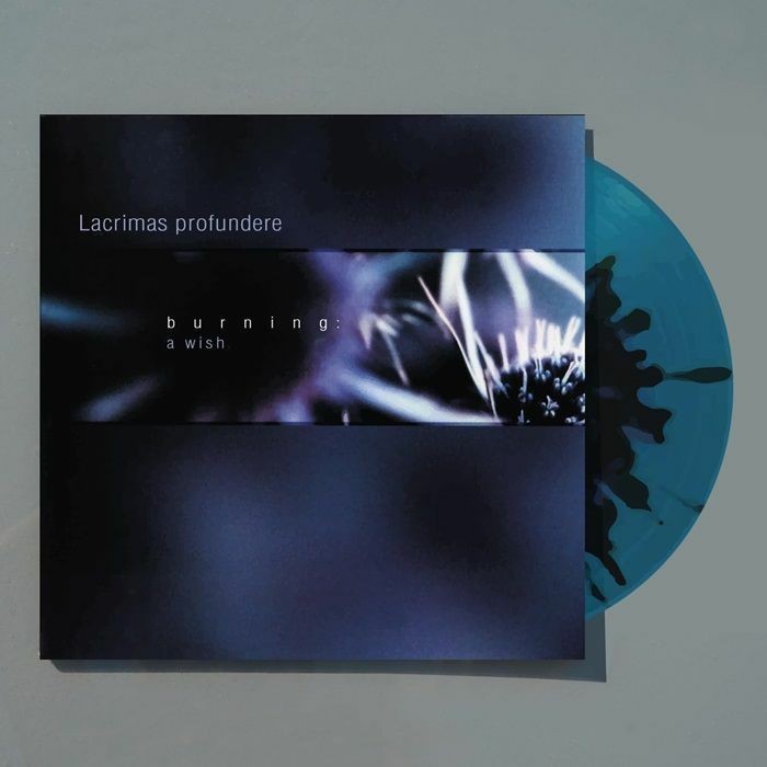 LACRIMAS PROFUNDERE - Burning: A Wish (reissue) - BLUE SPLATTERED VINYL LP