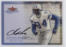 2000 Fleer Tradition Autographics Herman Moore Auto 06st