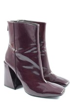 ZARA Stivaletto con zip Donna Scarpina di lana Taglia IT 40 rosa stile casual