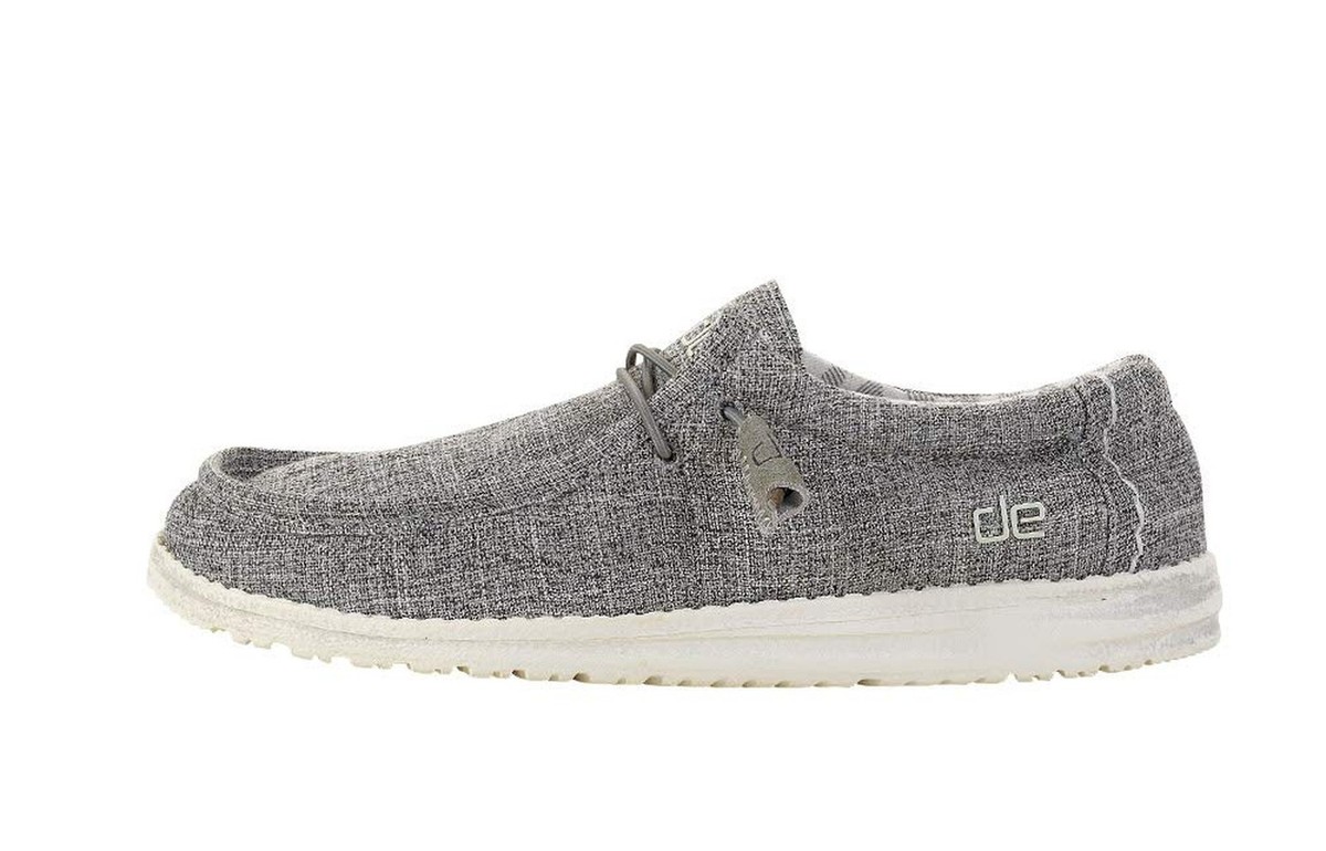 Buy Hey Dude Men's Grey Wally Linen Shoes online | eBay