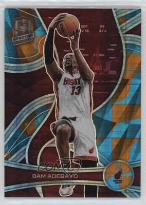 2021-22 Panini Spectra Asia Blue & Orange Prizm 4/49 Bam Adebayo #78 hs9