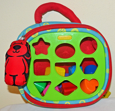   Melissa & Doug K's Kids Take-Along Shape Sorter Baby Toy, EUC! CLEAN!