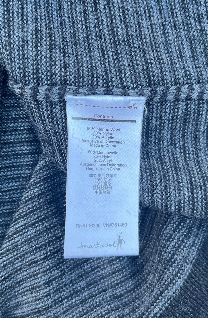 Smartwool Merino Wool Blend Crew Neck Sweater Size XL Striped Quality! image 4