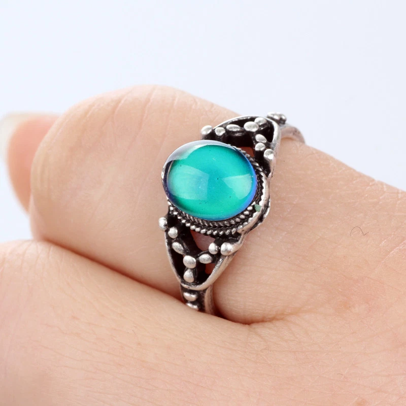 Real silver 2024 mood ring