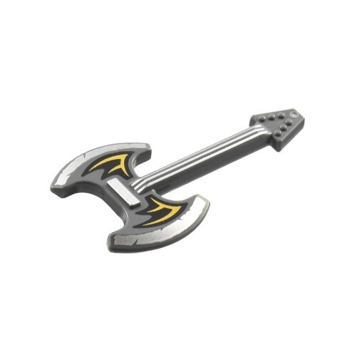 LEGO - Minifig, Utensil Guitar Electric Axe with Silver