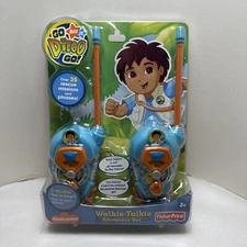 2007 Nick Jr. Fisher Price Dora Go Diego Go! Walkie Talkie Adventure Set  L6963
