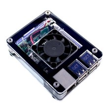 Zebra Classic Interior Fan Case Raspberry Pi 3 B Color Options