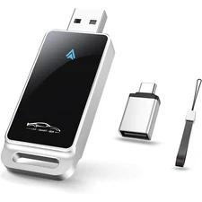 Android Auto Wireless Adapter, Convert Factory Wired to Wireless, Plug and Play