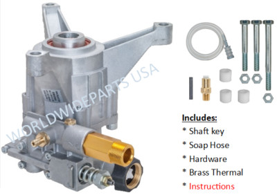 2800 psi POWER PRESSURE WASHER WATER PUMP replaces AR RMW2.5G28-EZ