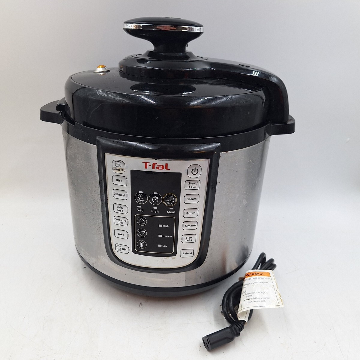 T-fal Multi Cooker Series EPC06 1200W 5.8L Slow Cooker T-fal Multi Cooker Series EPC06 1200W 5.8L Slow Cooker