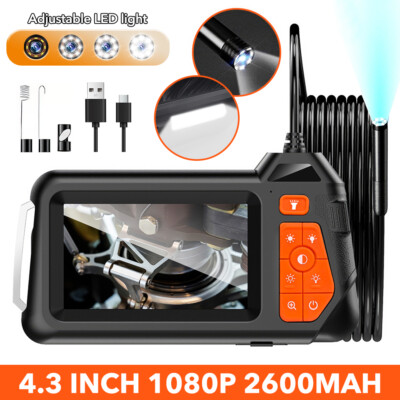Industrial Endoscope Camera 1080P HD 4.3'' Screen Borescope Inspection Camera US