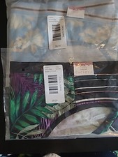 Lane Bryant Cacique Cotton Hipster Panties 2 Pair Floral Palms NEW W TAG