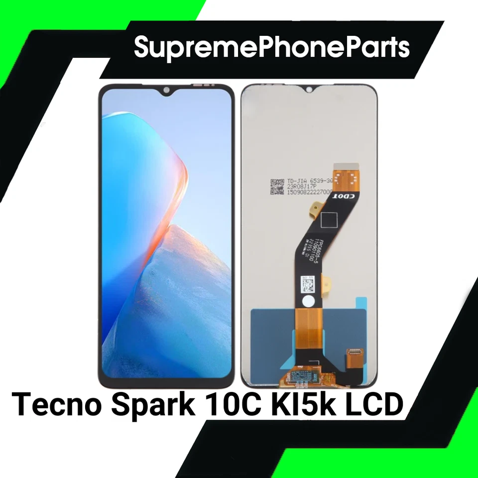For Tecno Spark 10C K15K Replacement LCD Touch Screen Digitizer Assembly - UK
