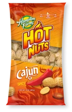 Hampton Farms Hot Nuts Cajun Spicy Peanuts, 10 oz