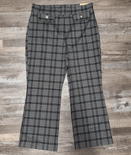 Michael Kors flare legged crop pull on pants Size Large NEW MSRP 110 