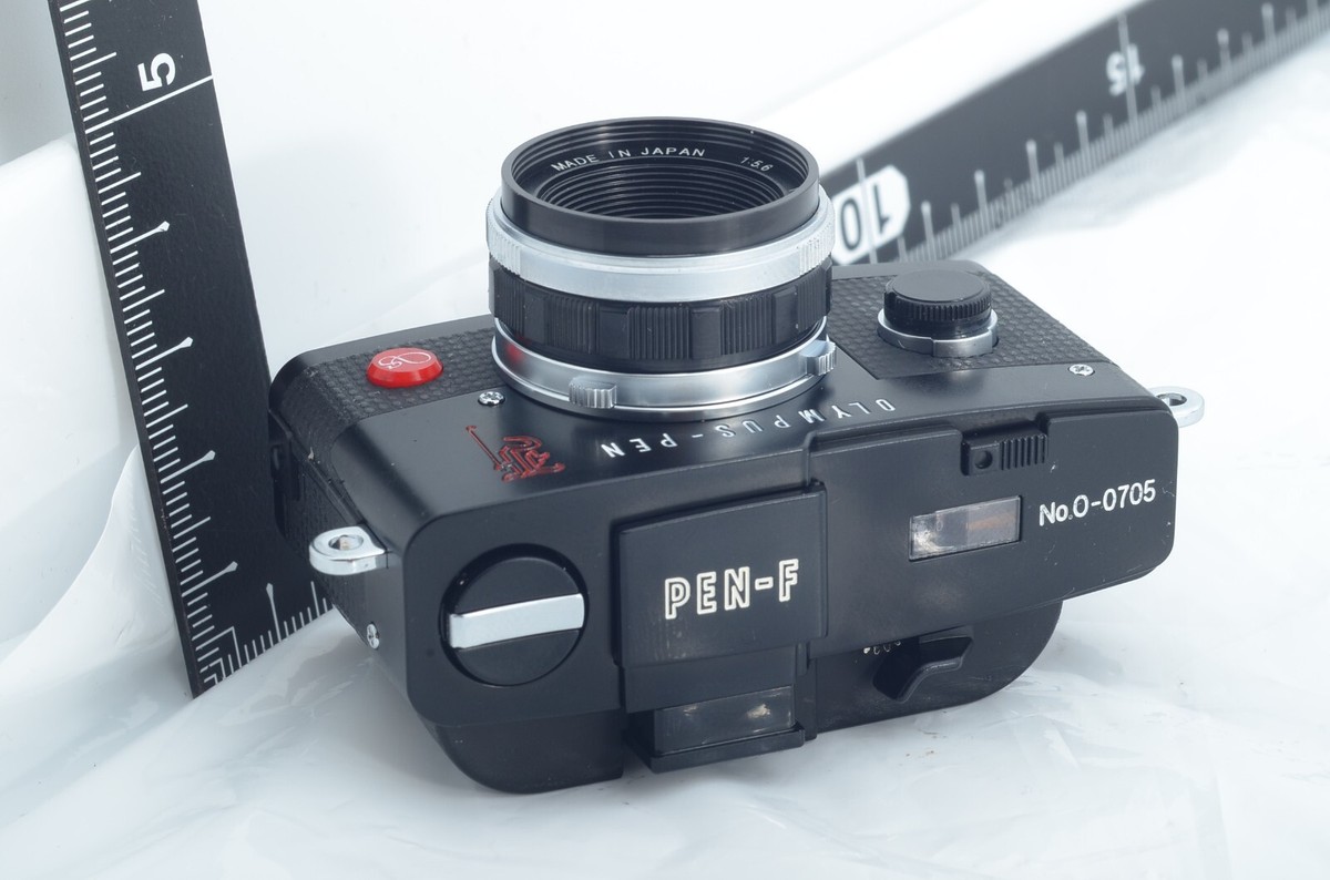 Rare! Megahouse Sharan Olympus PEN-F BLACK Miniature Film Camera