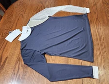 Cavalliera, New, Modern Dame show shirt, long sleeve, navy XL lace