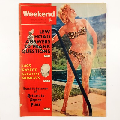 Weekend February 13 1960 Lew Hoad Wrestling Sandrine Diana Dors Ellery Queen