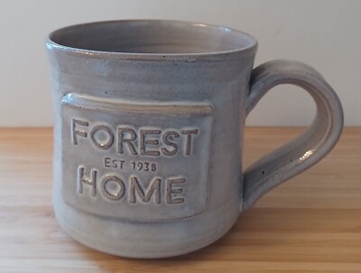 Black Oat Art Mug / Forest Home / Clay Coffee Tea Home Gift / Waco Texas