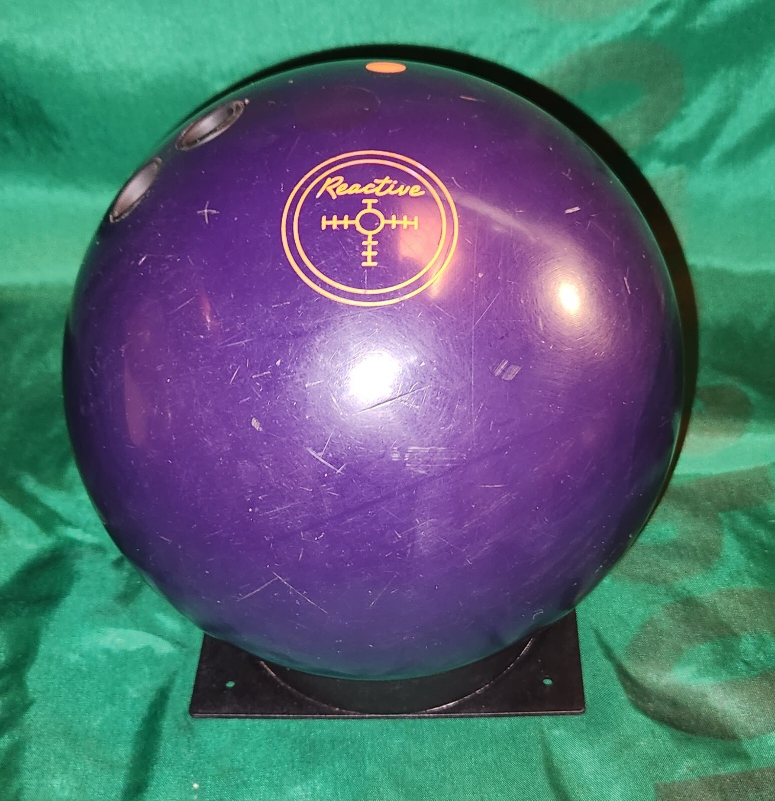Hammer Purple Solid Reactive Bowling Ball Preowned SN KP41080G eBay