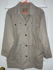 Woolrich Barn Jacket, Women's, Size M, Khaki (Straw) EUC