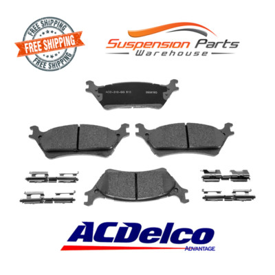 Replacement Rear 4 Disc Brake Pad Ceramic Fits Truck Ford F-150 For 2012 to 2018