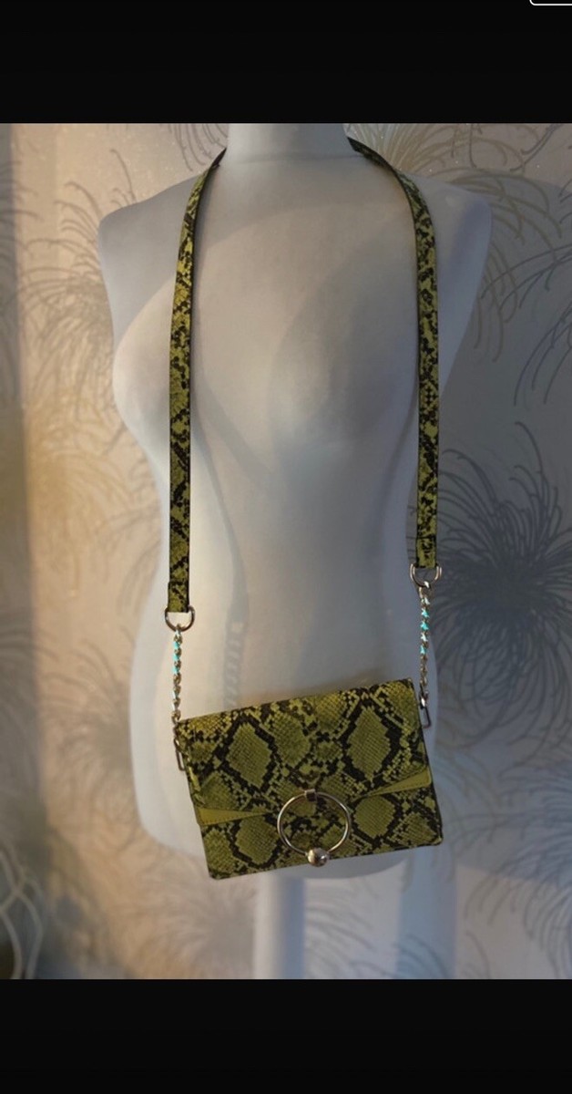 Snakeskin Top Shop Handbag Topshop Snake Print Hobo Bag