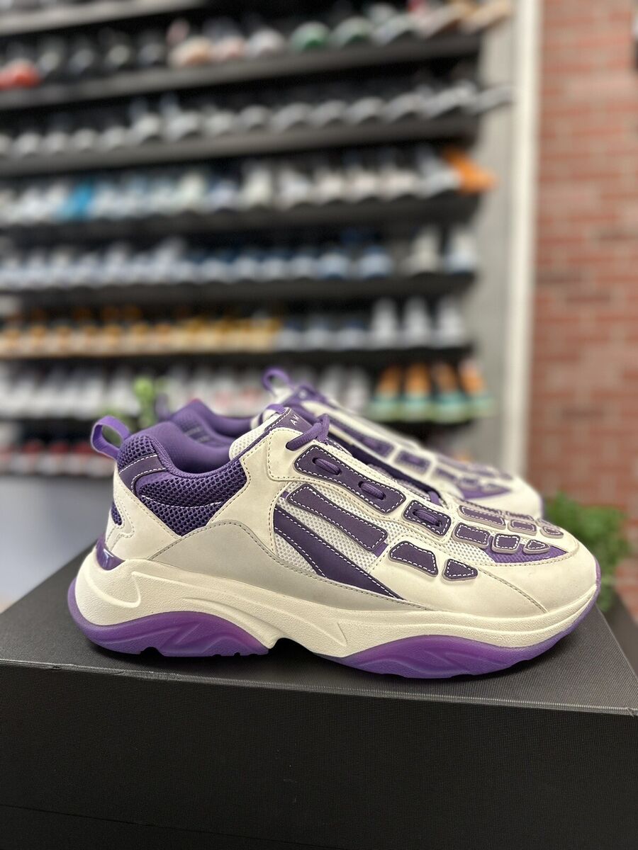 Size 13US/46EU Amiri Bone Runner Sneaker Purple $750 Retail Size 13US/46EU Amiri Bone Runner Sneaker Purple $750 Retail