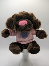 Dan Dee Walmart Amigos Trendy Sweater Friends Dark Chocolate Dog Stuffed Animal