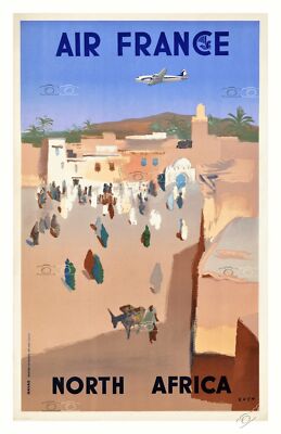 TOURISME PROVENCE Rf247 - POSTER HQ 50x75cm d'une AFFICHE VINTAGE