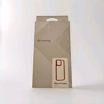 New Caseology Skyfall Case Designed for iPhone 6.7''P (2022) Apple Red