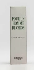 Caron Pour Un Homme De Caron 0.06 oz 2 ml EDT Spry Mini Travel Boxed Sample Vial