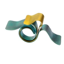 Giampouras 50642 ~ Anodized Colored Titanium Wrap Ring