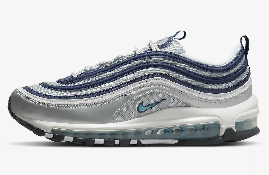 Air Max 97 Metallic Silver Chlorine Blue DM0028-001 sz 12 Men&#039;s | eBay