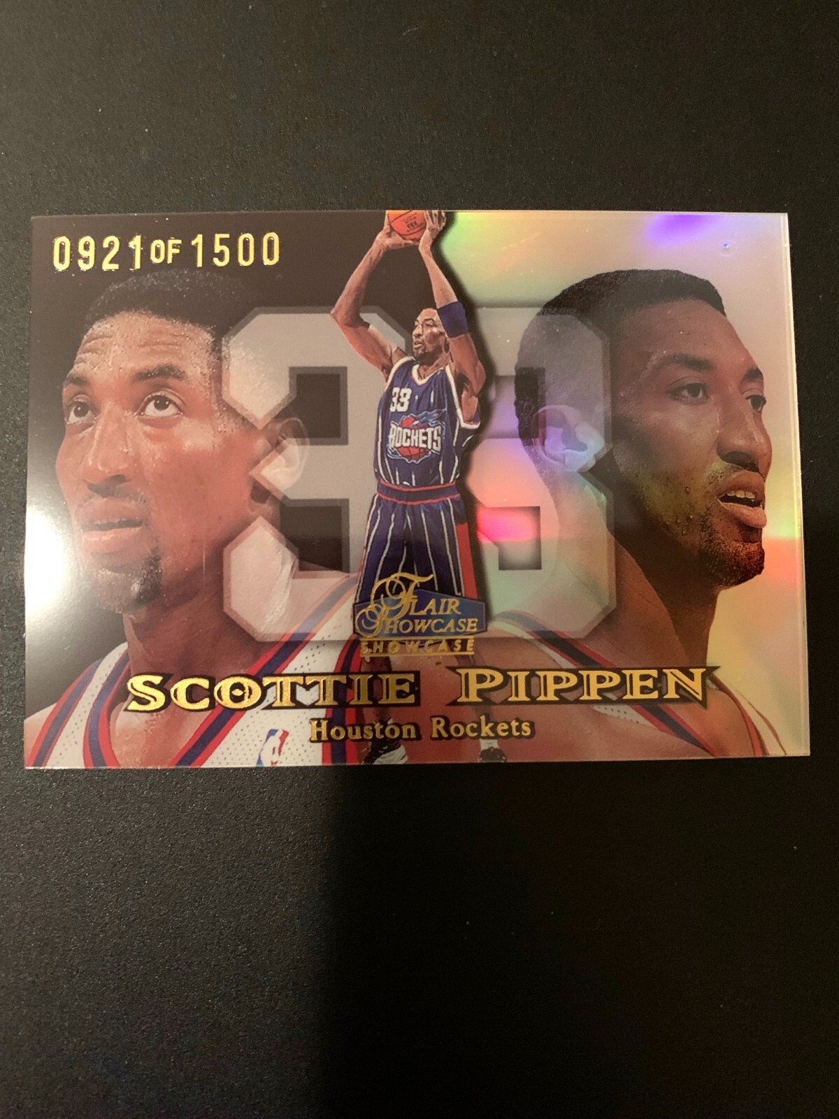 Scottie Pippen 1998-99 Fleer Flair Showcase Row 1 Card #14 /1500