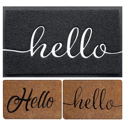 Bath Mat Non Slip Washable Rug Simple Durable Antifouling for Garage and Laundry