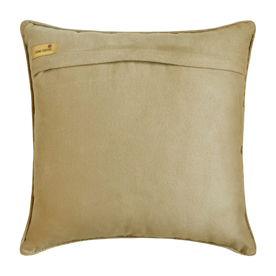 Funda de almohada marrón jacquard cachemir 16"x16" - marrón cachemir herido Foto 3 de 3