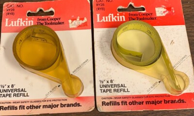 2 Pcs Lufkin 45017 RY28 1/2'' X 8' Made in the USA  (NEW) 