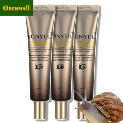 Eunyul Snail Facial Care Eye Cream Anti-aging Korean Cosmetic 40ml x 3pcs