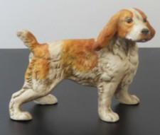 Vintage Matte 6.5"x5.5" Spaniel Figurine Ceramic