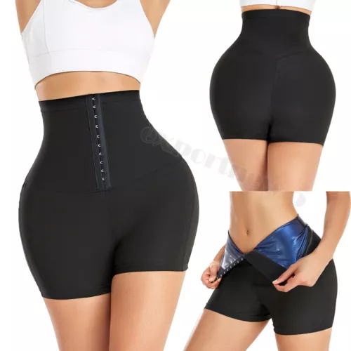 Sauna Leggings für Damen Jogginghose High Waist Kompressionsshorts Abnehmen Hot - Bild 35 von 43