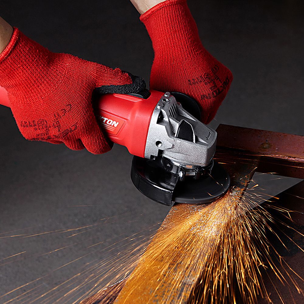 Guanti Da Lavoro Dekton Nitrile Nero / Rosso 9 / L 10 Coppia / S - Foto 9