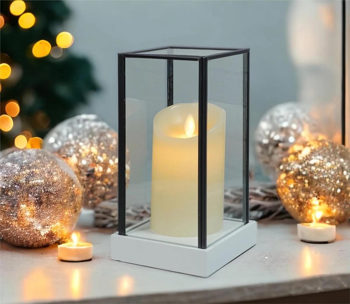 Artificial Light Up LED Flicker Flame Candle Battery Operated Christmas Decor