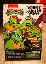 Teenage Mutant Ninja Turtles Coloring  Scratch Art Activity Set - Nickelodeon
