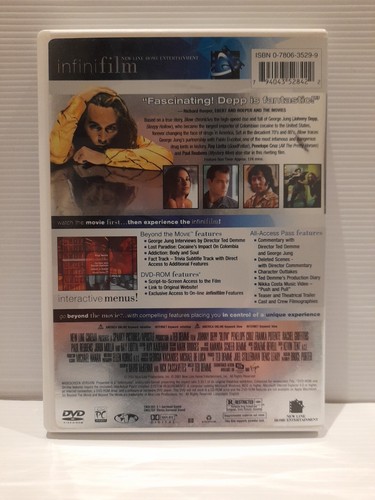 Blow (DVD 2001) Region 1 US Import Infini Film Edition Johnny Depp OOP RARE - Picture 2 of 5