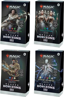 Magic the Gathering MtG Modern Horizons III Set of 4 Commander Decks
